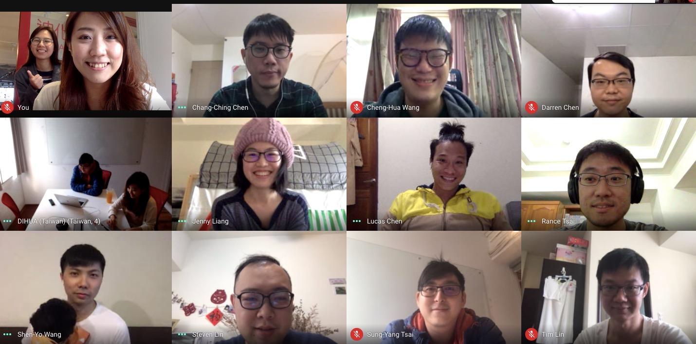 Hangouts Meet with Grid